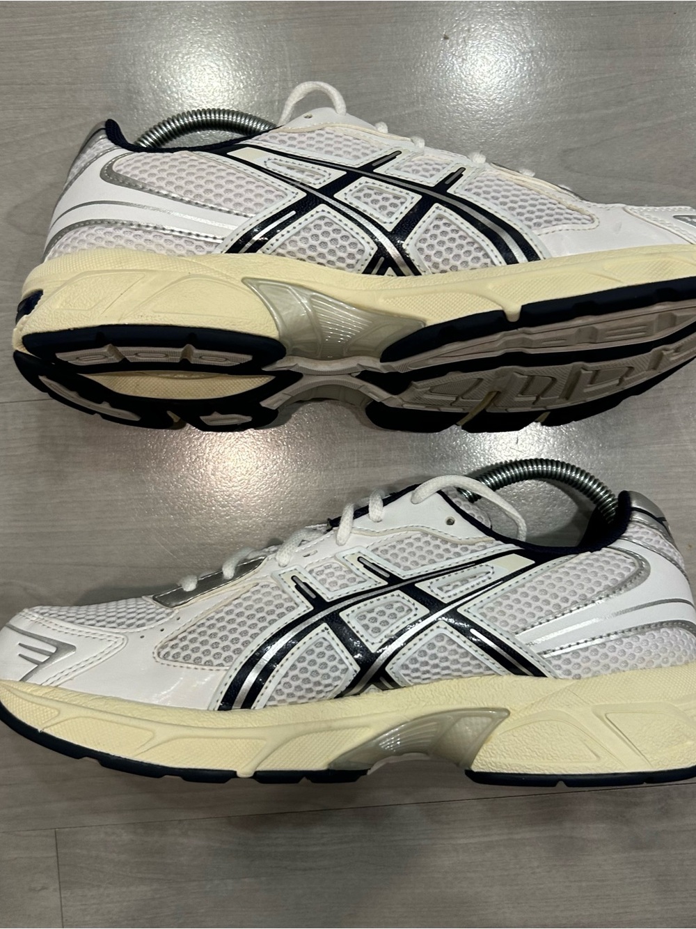 Asics Gel-1130 Womens Sz 10 Midnight Navy White Athletic Running Shoes Sneakers - Picture 2 of 9